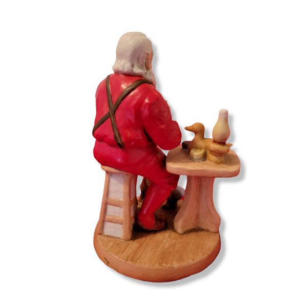 Rare Vintage Tom Browning Ceramic Possible Dreams Santa's Time Off 1991 Duck - Picture 4 of 9